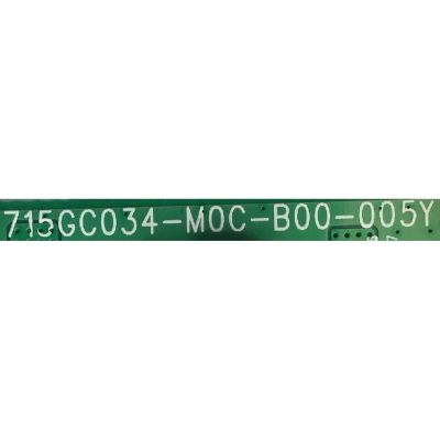 MAIN PARA TV INSIGNIA / NUMERO DE PARTE XLCB02K058 / 715GC034-M0C-B00-005Y / (G)XLCB02K058010X / KSA550055 / 5427756 / PANEL TPT550WR-D093.L REV:S21B / MODELO NS-55F501NA22 - Imagen 2
